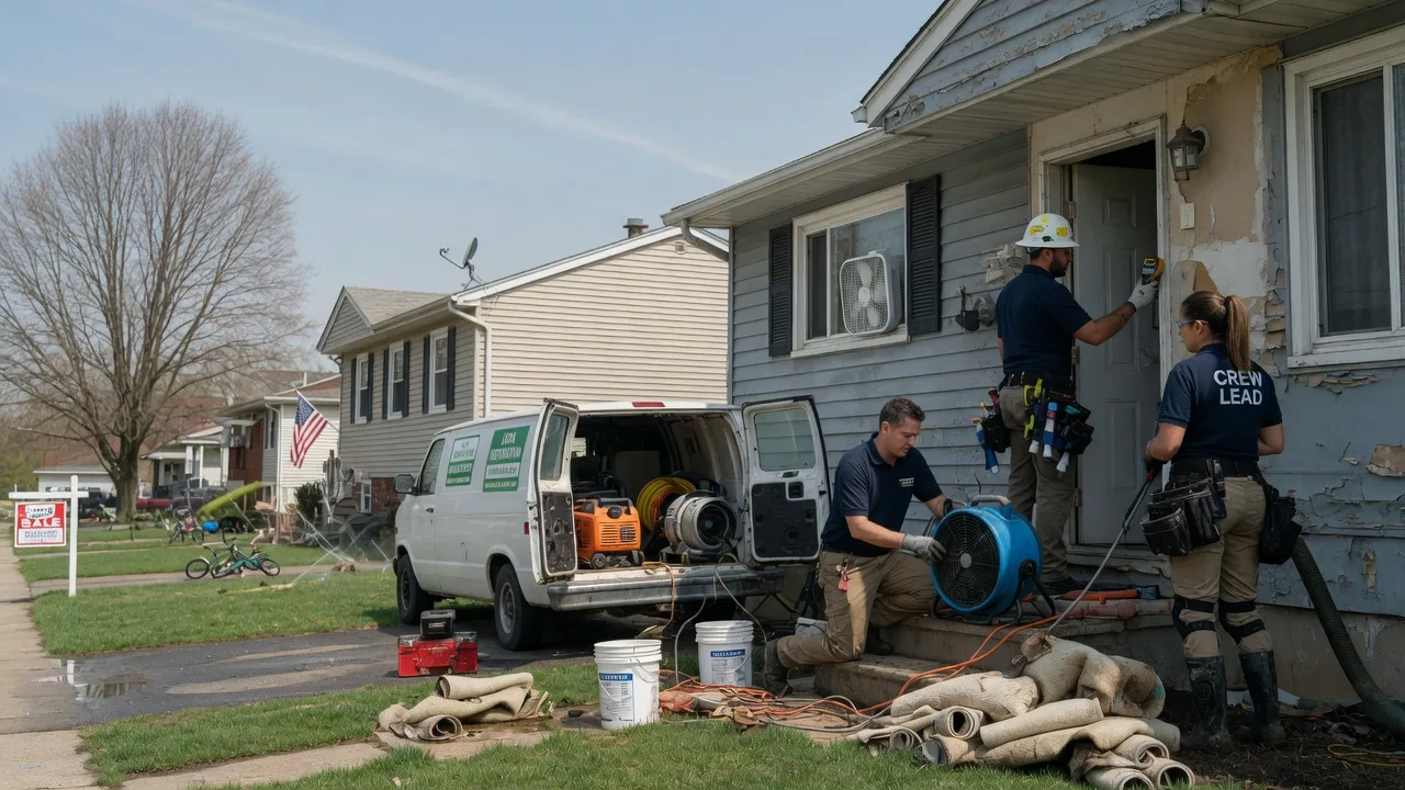 Flood Cleanup in Hawkins, WI near me