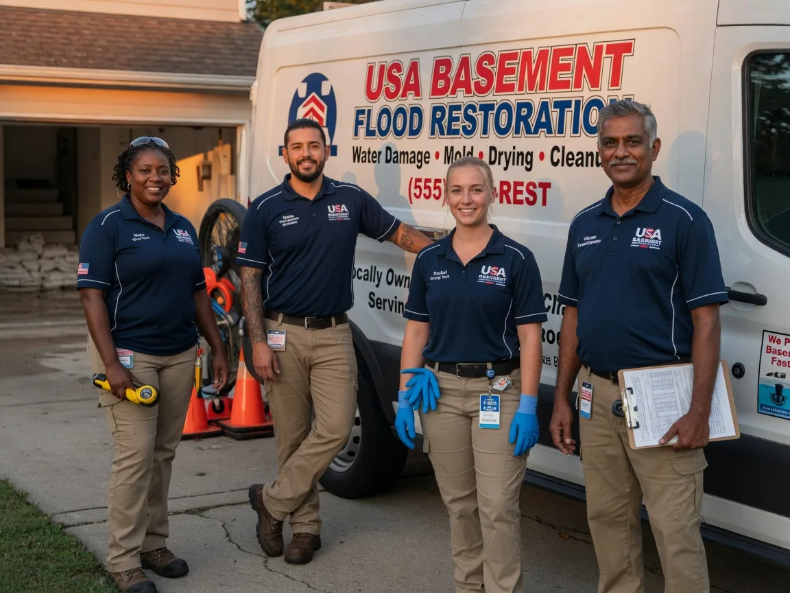 Basement Flood Cleanup company in Hawkins, WI